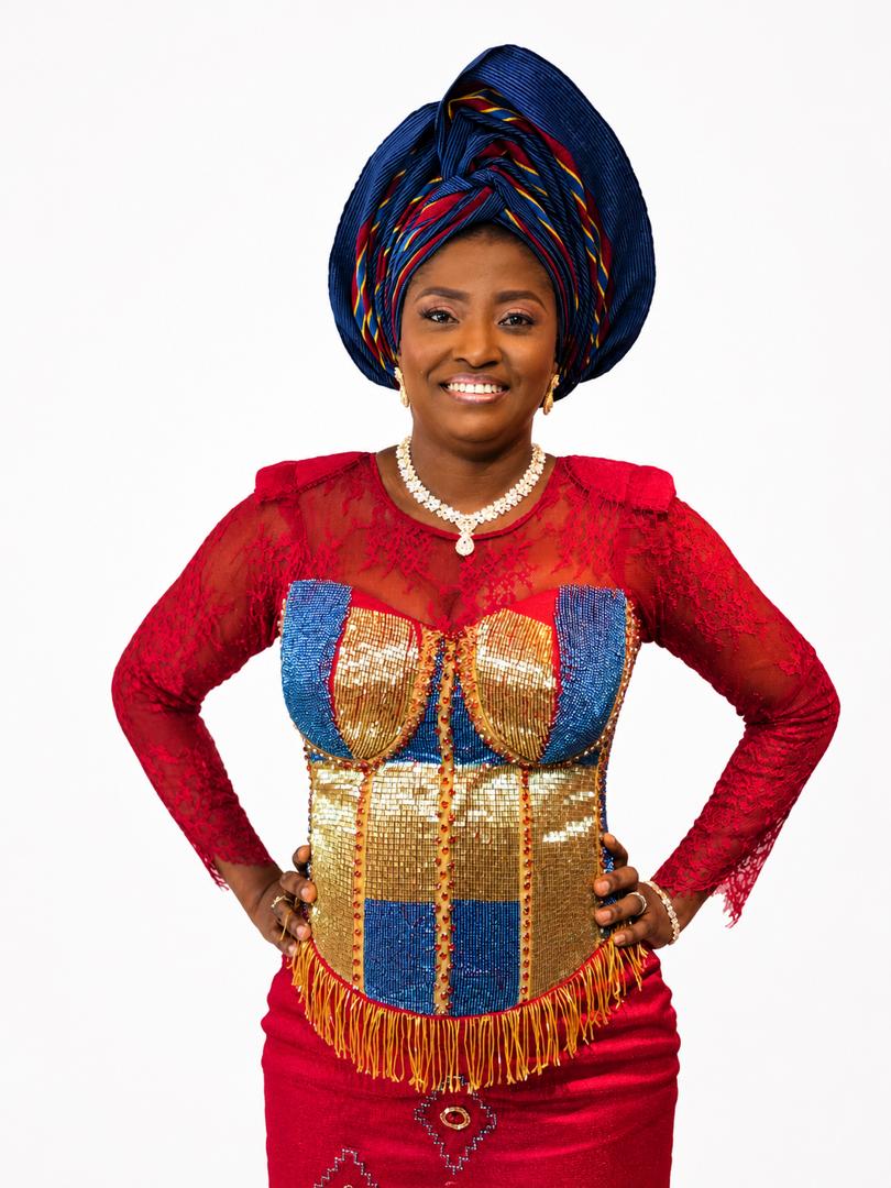 T&T Regal Jewel Corset Aso-Oke