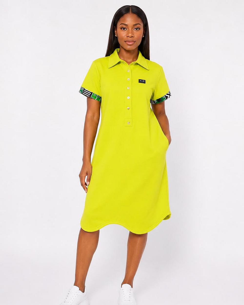 T&T Heritage Shirt Polo Sweat Dress