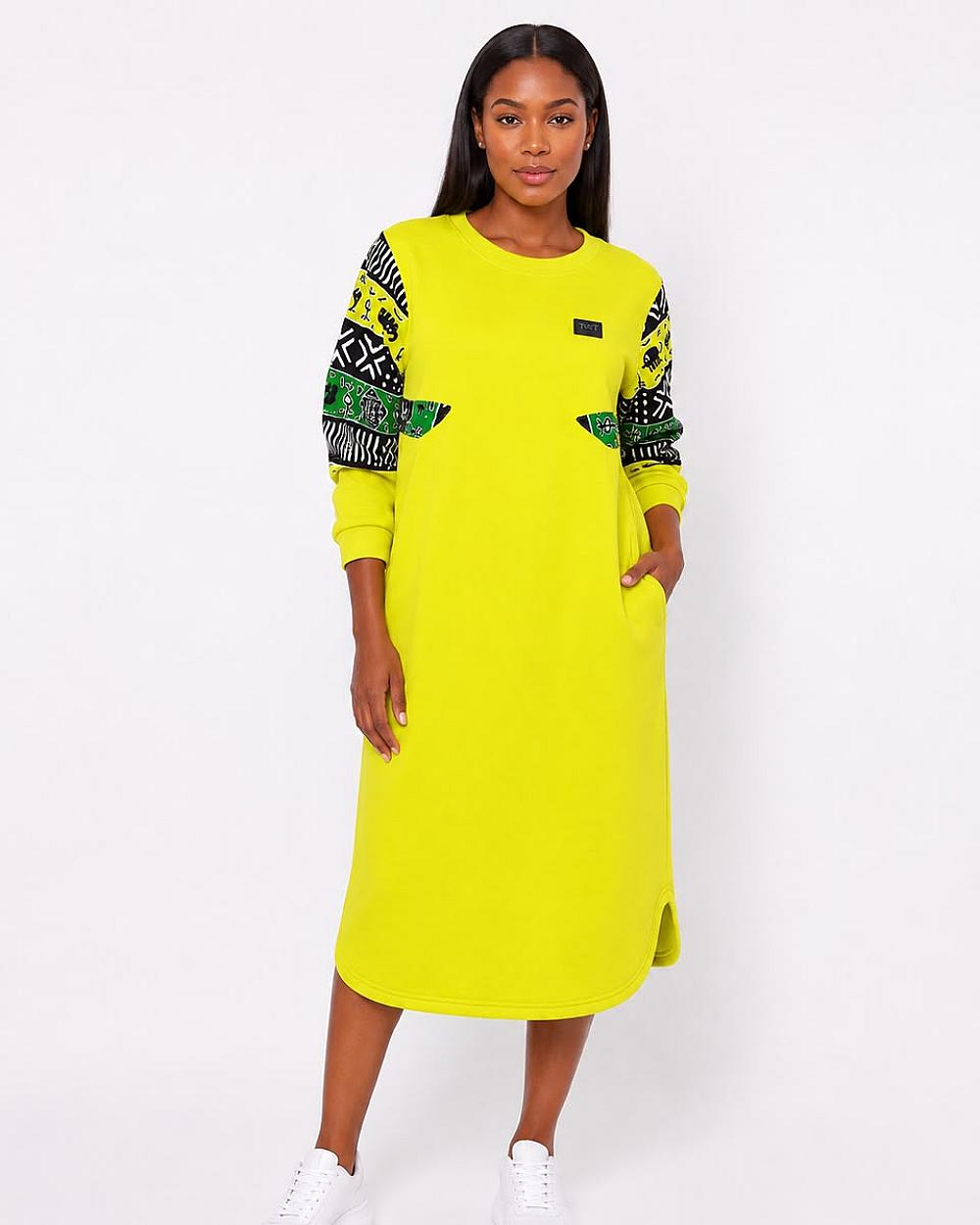 T&T Heritage Round Neck Sweat Dress