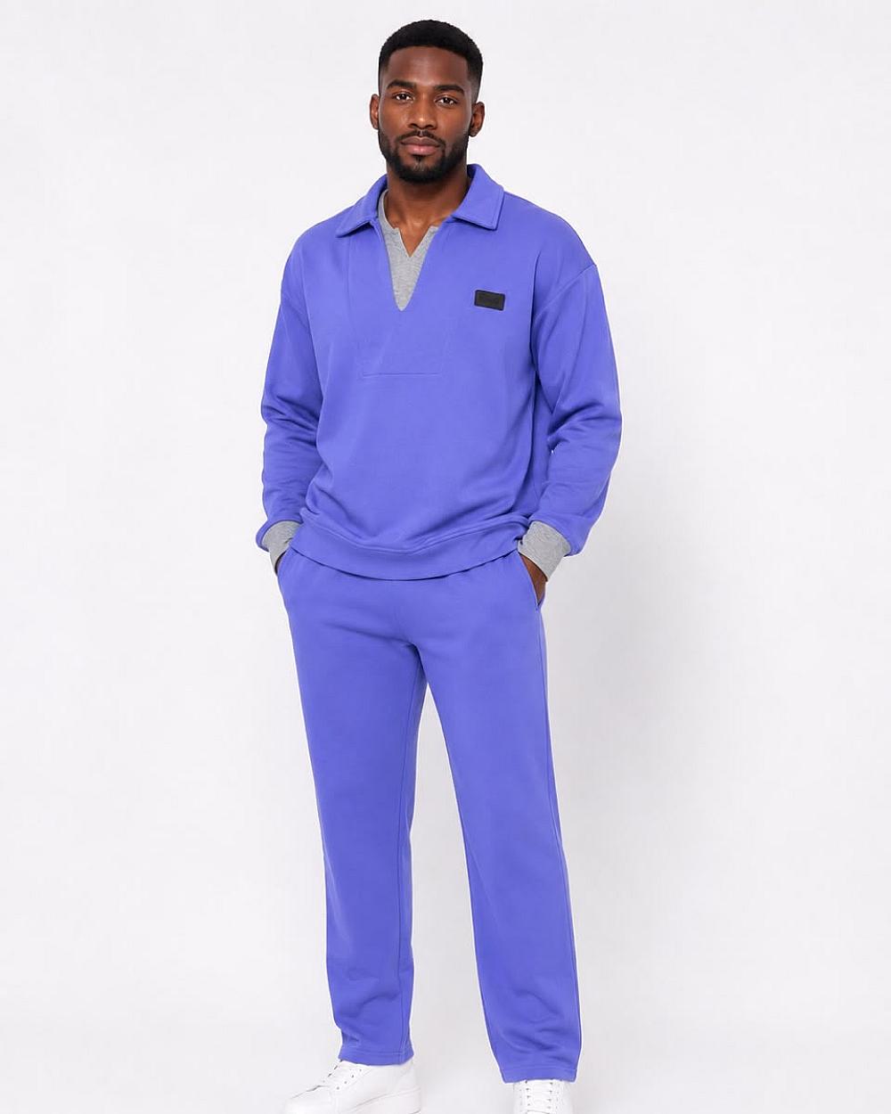 T&T Signature Comfort Tracksuit – Royal Lavender