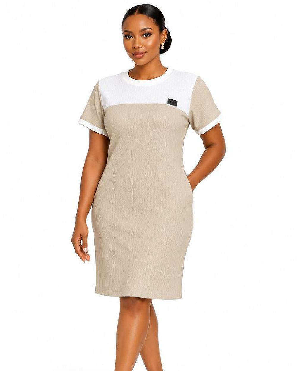 T&T Beige Dress